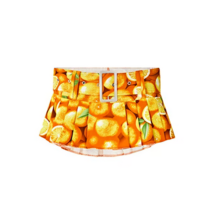 " PLEATED CITRUS SKIRT "